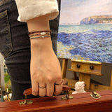 レターリング3 / [CCNMADE] LETTER RING 3 (Red-brown) (6678690267254)