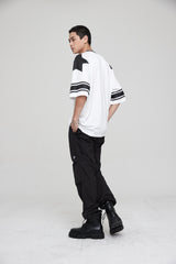 フットボールスタージャージオーバーサイズTシャツ / FOOTBALL STAR JERSEY OVERSIZED T-SHIRT OFF WHITE