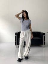 ズティベーシックユニック半袖Tシャツ/ Ziti Basic U-neck Short Sleeve T-shirt