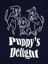 Puppy's delight short sleeve T-shirts navy (6594413887606)