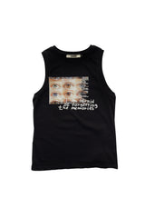 マイノリティーレポートノースリーブTシャツ / Minority Report Sleeveless Tee BLACK