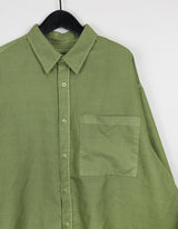 ピグメントストライプシャツ/Pigment Stripe Shirt (3color)