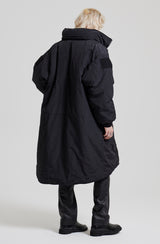 MOSS 2 HIGH-NECK HOOD PARKA [BLACK] (6613807366262)