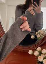 RE Cashmere Round Knit Cardigan (12color)