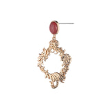 gold lozenge garland earrings (6565966119030)