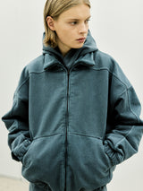 Paneled Jacket - Washed Navy