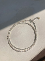 [92.5silver] mix pearl necklace