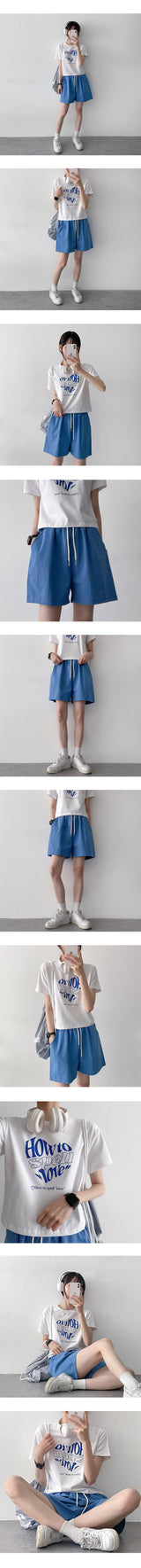 ハウトゥーハートクロップ半袖Tシャツ / How to Heart Crop Short Sleeve Tee