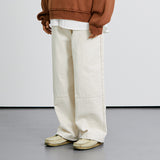 ヒロイダブルニーワイドパンツ / HIROI DOUBLE KNEE WIDE PANTS CREAM