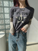 レイヤードスターTシャツ/Layered Star T-shirt (2color)