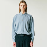 VERTICAL TIP BASIC SHIRT SKY BLUE