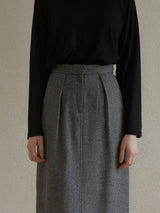 Plain wool skirt (6639416442998)