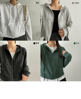 ロンパースバンクロップドフードジップアップ / Romper van Cropped Hood Zip-Up