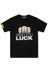 WISH YOU LUCK 1/2 T-SHIRT_BLACK (6582788227190)