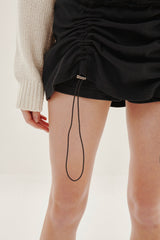 シャーリングミニスカート/SHIRRING MINI SKIRT