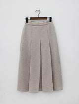 グリースプリーツスカート / Gleise pleated skirt (3color)