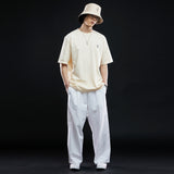 ワンタックワイドフィットパンツ/ONE TUCK WIDE FIT PANTS-WHITE
