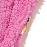 KIRSH X MISAKI KAWAI FLEECE MIX PATCH STADIUM JACKET [PINK]