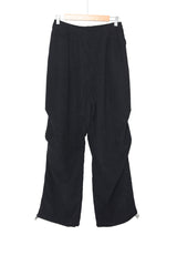 Corduroy Knitted Tuck String Pants