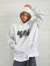 VENTIQUE Big Balloon Spray Hoodie 2color