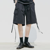 スカルプナイロンカーゴバンディングパンツ / SCULPIN NYLON CARGO BANDING PANTS BLACK