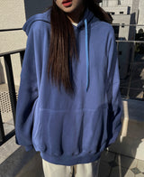 (×)(UNISEX) ラムス起毛フード