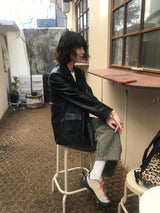 ポイントウォッシングワイドデニム