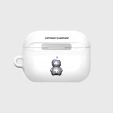 LITTLE FIRE STEEL COVY-WHITE(AIR PODS PRO-HARD) (6602474684534)