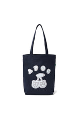 Cherry Bear Canvas Bag_Navy (6684778135670)
