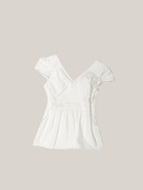 パフピンタックブラウス [ WHITE ]