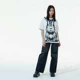 ルーズデストロイドペイントデニムパンツ / LOOSE DESTROYED PAINT DENIM PANTS
