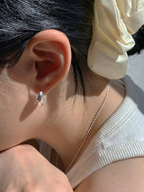 [92.5silver] クラックワンタッチピアス