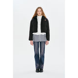CHERRY SHORT DOWN JUMPER [BLACK]