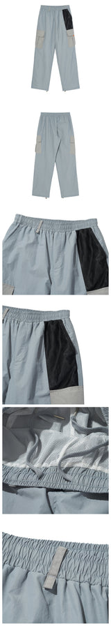 シグネイチャーロゴストリングパンツ/SIGNATURE LOGO STIRING PANTS [GRAY]