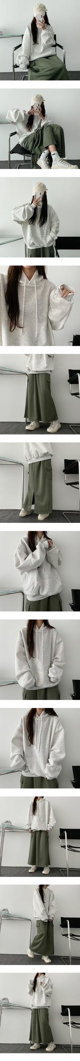 Neeson Back Slit Cargo Long Skirt