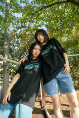 コラボレーションTシャツ（ブラック） I Youplus × UNALLOYED