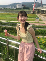 ラブリーシャーリングスリーブレス