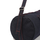POCKET VINTAGE STITCH POINT DUFFLE BAG [DARK BLUE]