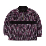 ベターザンツイストアノラックシャツ / BSR2223FWJK099 BETTER THAN TWIST ANORAK SHIRT PURPLE NAVY