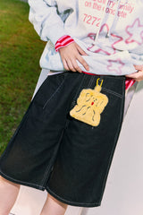 KIRSH X MISAKI KAWAI DOG WALLET KEYRING [YELLOW]