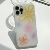 レインボーフラワーフォーンケース / Rainbow Flower Phone Case