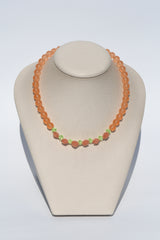 Orange Rose Necklace