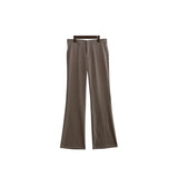 Pocket Detail Bootcut Pants (6684157378678)