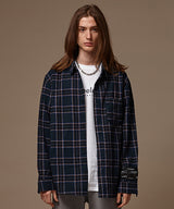 Loose-fit check shirts - Bluegreen (4622121042038)