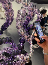 BLOOM Pink Heart Me Crystal Phone Strap