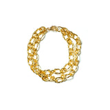 TWIST GOLD CHAIN BRACELET (6618489389174)
