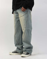 ツイストラインブラッシュデニムパンツ / Twist Line Brush Denim Pants