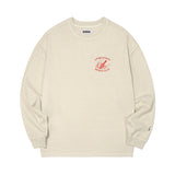 スポーツピグメントロングTシャツ／KIRSH SPORTS PIGMENT LONG SLEEVE T-SHIRT [IVORY]