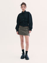 レオナシャーリングシャツ