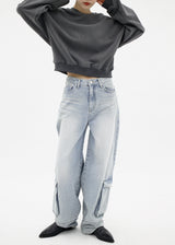 イージーピグメントスウェットシャツ / Easy Pigment Sweatshirt (3color)